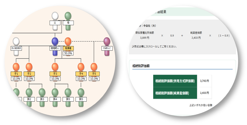 簡易計算シミュレーション画面